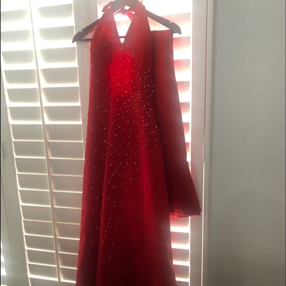 Lillie Rubin Dresses & Skirts - Lillie Rubin Red Gown Sz 16